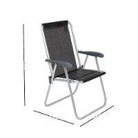 Conjunto para Jardim Mesa com Tampo de Vidro e 4 Cadeiras e Ombrellone Petrópolis Bel