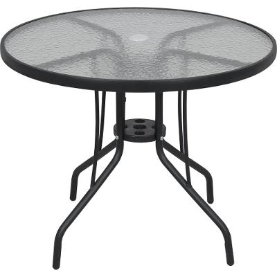 Mesa para Jardim com Tampo de Vidro Redonda Noronha Bel