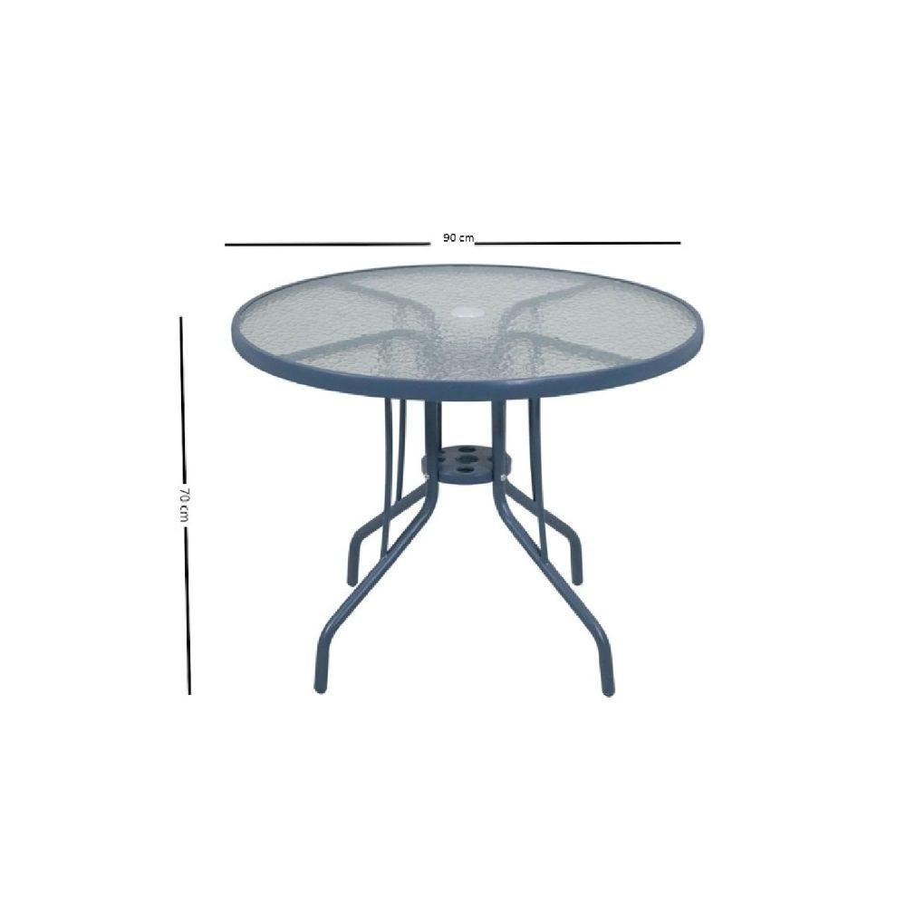 Mesa para Jardim com Tampo de Vidro Redonda Noronha Bel - 2