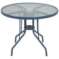 Mesa para Jardim com Tampo de Vidro Redonda Noronha Bel - 1