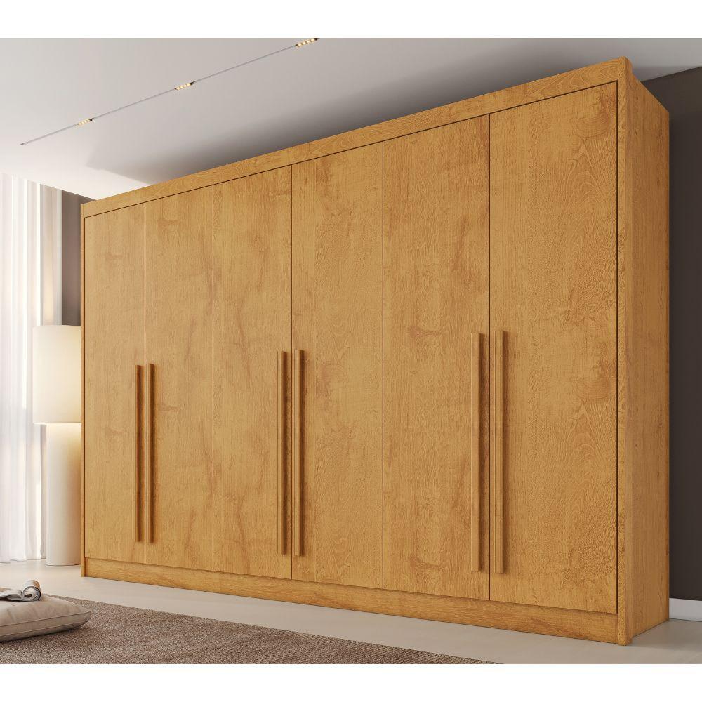 Guarda Roupa Casal 6 Portas em MDF Alba Plus Made Marcs - 1