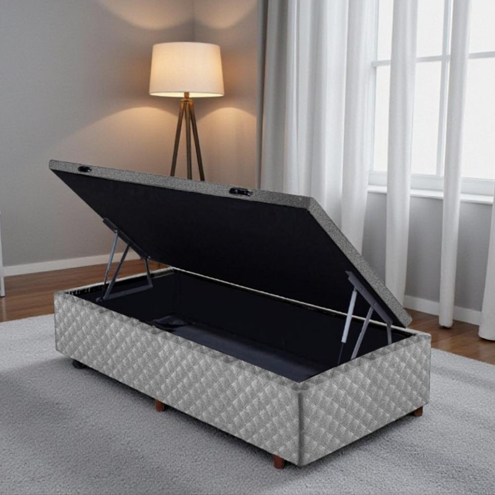 Base Box Baú 88cm Quadriculado Cristalflex - 1