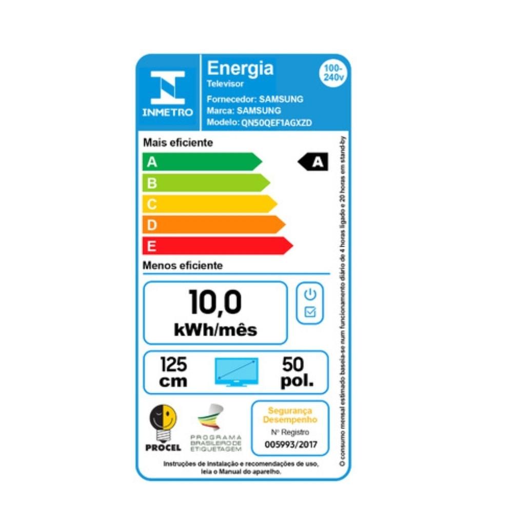 Smart TV Samsung 50 Polegadas 4K QLED Vision QN50QEF1 - 4