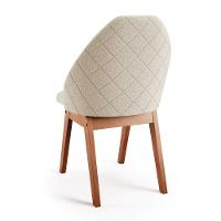 Conjunto Sala de Jantar Mesa Mônaco 137cm 6 Poltronas Grecia Madetal - 5