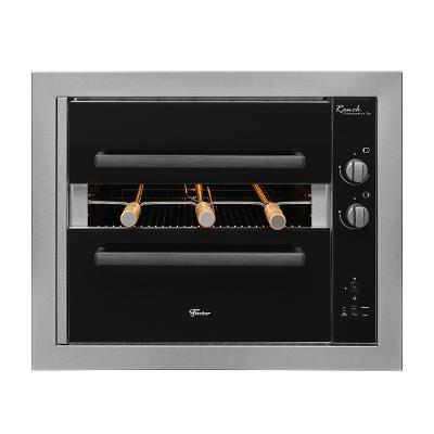 Churrasqueira a Gás de Embutir Fischer 3 Espetos Ranch