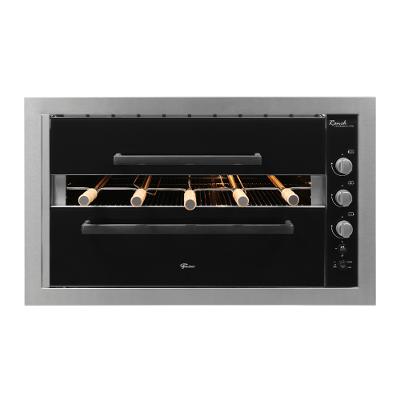 Churrasqueira a Gás de Embutir Fischer 5 Espetos Ranch Inox