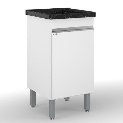 Balcão para Lavanderia 1 Porta 40,2cm com Tanque Amélia AJ Rorato