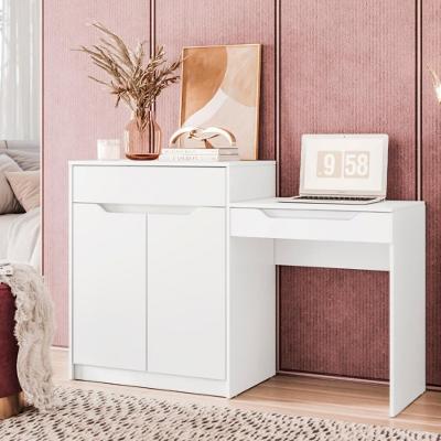 Penteadeira Escrivaninha com Espelho 2 Portas 1 Gaveta Trend Albatroz