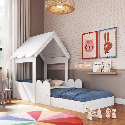 Cama Infantil Montessoriana Casinha Jardim Completa Móveis