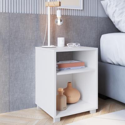 Mesa de Cabeceira com Pés Siena Completa Móveis