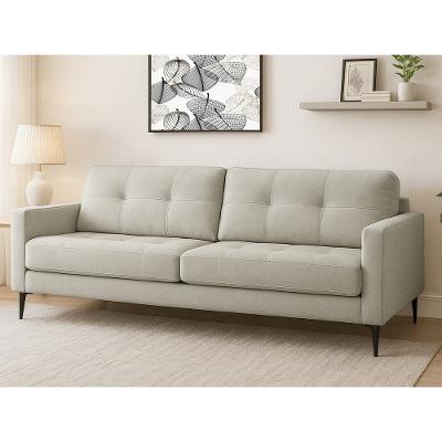 Sofá 3 Lugares 240cm Linho Corbelli Ferguile