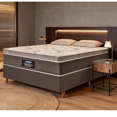 Cama Box Casal 138cm Supreme Euro Gazin Base 2Cen