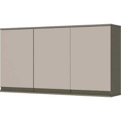 Armário Aéreo 3 Portas 120cm em MDF Connect Henn