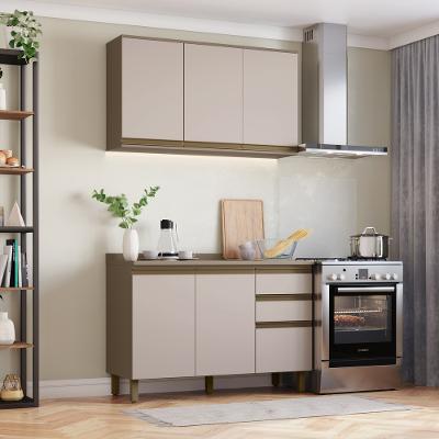 Cozinha Modulada 2 Peças com Tampo em MDF Connect Henn