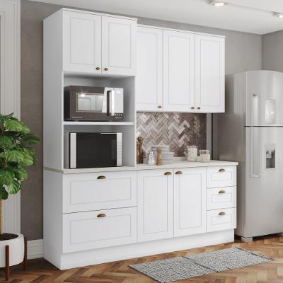 Cozinha Modulada 3 Peças com Tampo em MDF Americana Henn