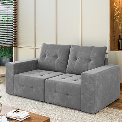 Sofá 3 Lugares Retrátil 200cm Sued Itália Flash Estofado