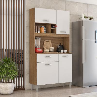 Cozinha Compacta 4 Portas 1 Gaveta com Tampo Malta Demóbile