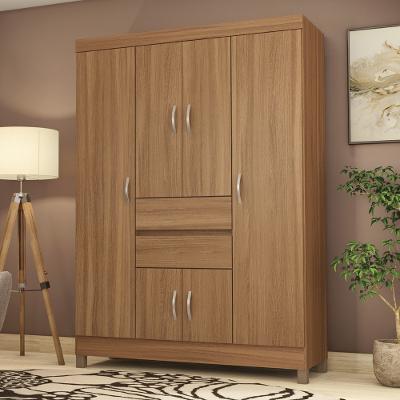 Guarda Roupa Casal com Pés 6 Portas 2 Gavetas Ecom II Demóbile