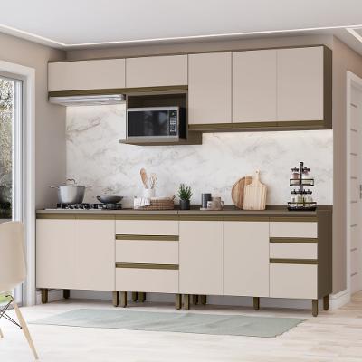 Cozinha Modulada 7 Peças com Tampo em MDF Connect Henn