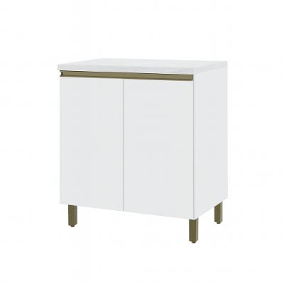 Balcão 2 Portas com Tampo 80cm Star Indekes