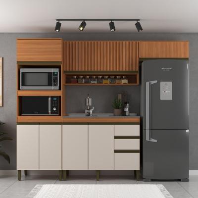 Cozinha Modulada Ripada 4 Peças Cecilia J Carvalho