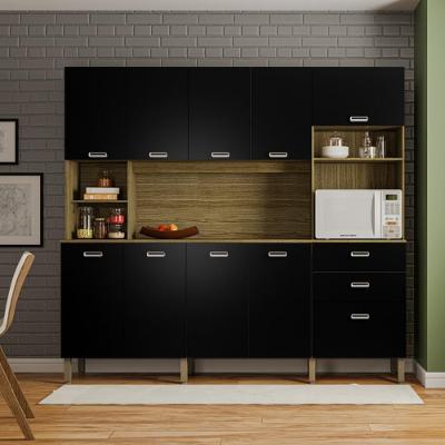 Cozinha Compacta 10 Portas 2 Gavetas com Tampo Intense Kits Paraná