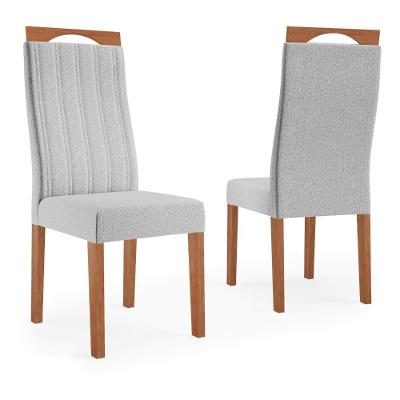 Conjunto 2 Cadeiras Estofada Grécia Madetal