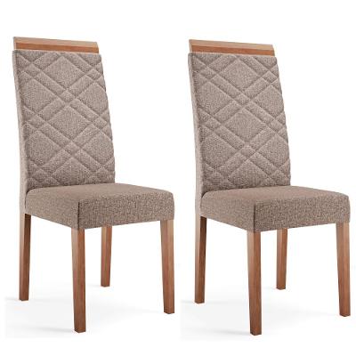 Conjunto 2 Cadeiras Estofadas Atlas Madetal