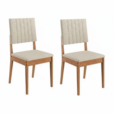 Conjunto 2 Cadeiras Estofados Milão Madetal
