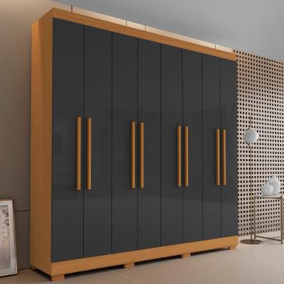 Guarda Roupa Casal 8 Portas com Pés Dubai Aramóveis