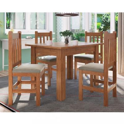 Conjunto Mesa e 4 Cadeiras 122/15 Móveis Zamarchi