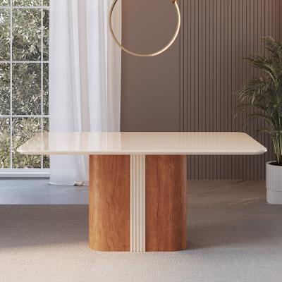 Mesa de Jantar 160cm Retangular Tampo de Vidro Aurora Móveis Zamarchi