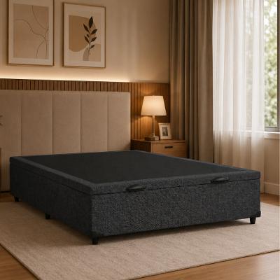 Base Box Bau Casal 138cm Linho Premium Damulti