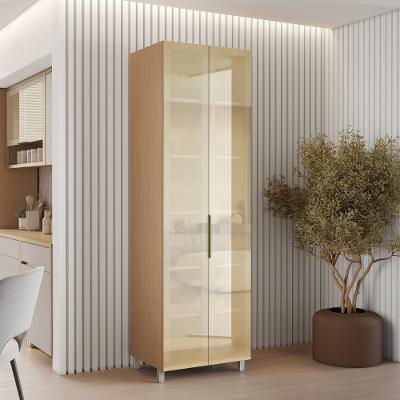 Cristaleira com Vidro Reflecta 2 Portas MDF Realeza Nesher
