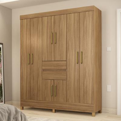 Guarda Roupa Casal 8 Portas 2 Gavetas Munique Demóbile