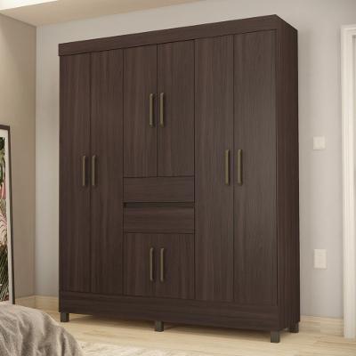 Guarda Roupa Casal 8 Portas 2 Gavetas Munique Demóbile