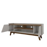 Rack para TV até 65 Polegadas 2 Portas com Pés de Madeira Turim Bechara - 3