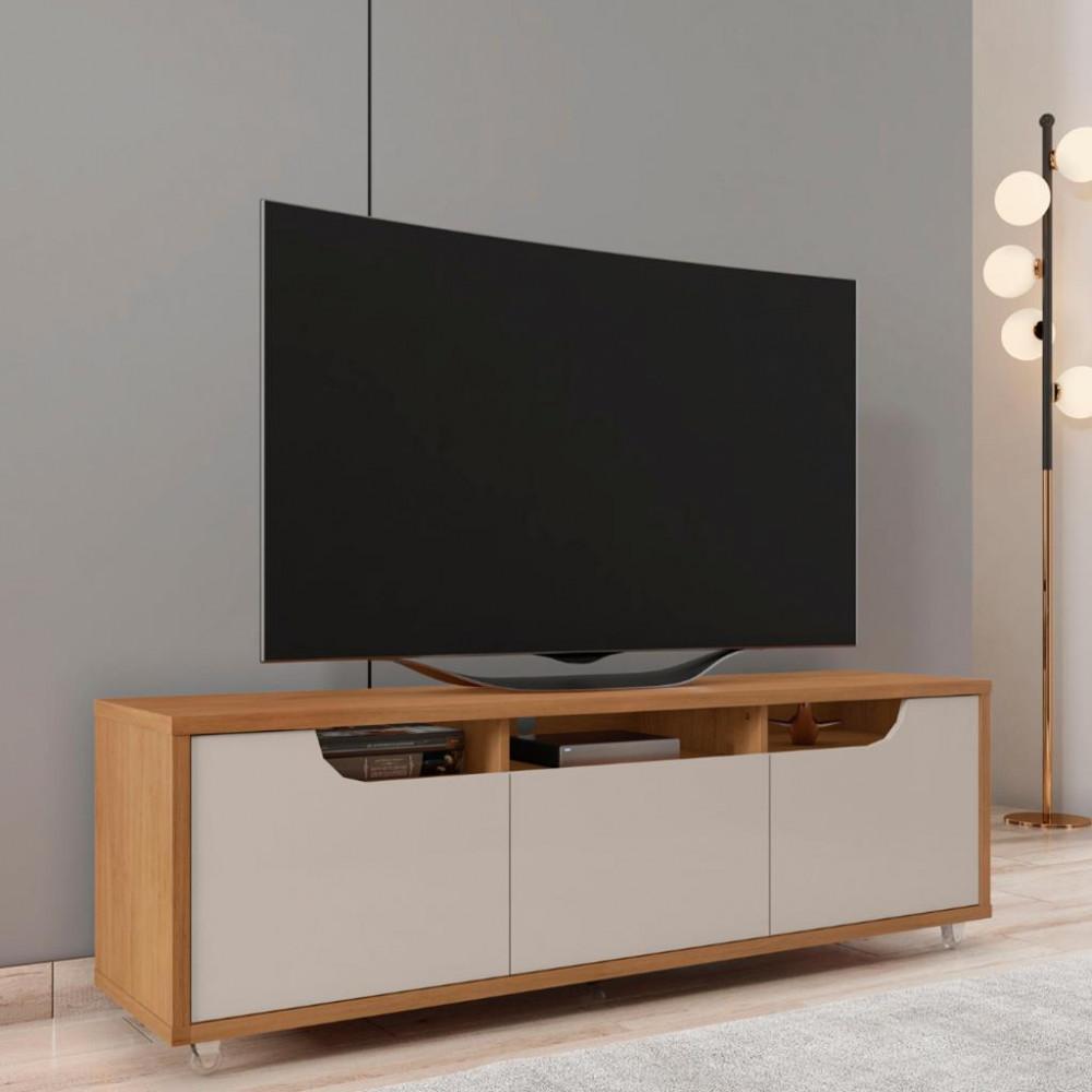 Rack para TV Até 60 Polegadas 2 Portas 1 Gaveta Jersey Casa D - 1