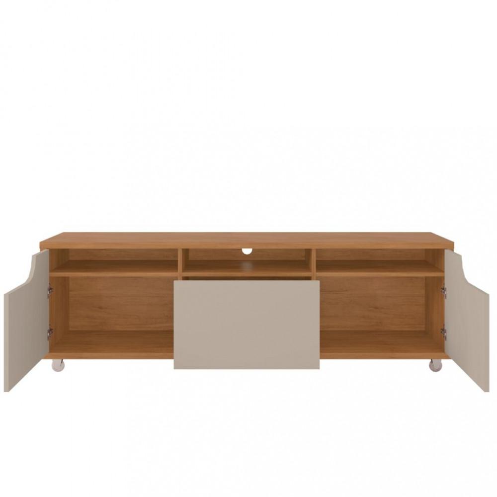 Rack para TV Até 60 Polegadas 2 Portas 1 Gaveta Jersey Casa D - 3