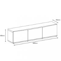Rack para TV Até 60 Polegadas 2 Portas 1 Gaveta Eros Casa D