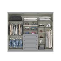 Guarda Roupa Casal 6 Portas 4 Gavetas Americano Henn - 3