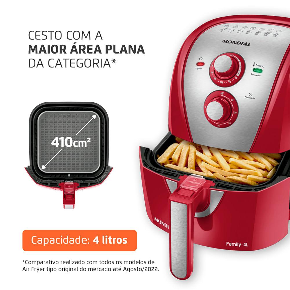 Fritadeira Sem Óleo Air Fryer 4L Mondial AFN-40-RI - 2