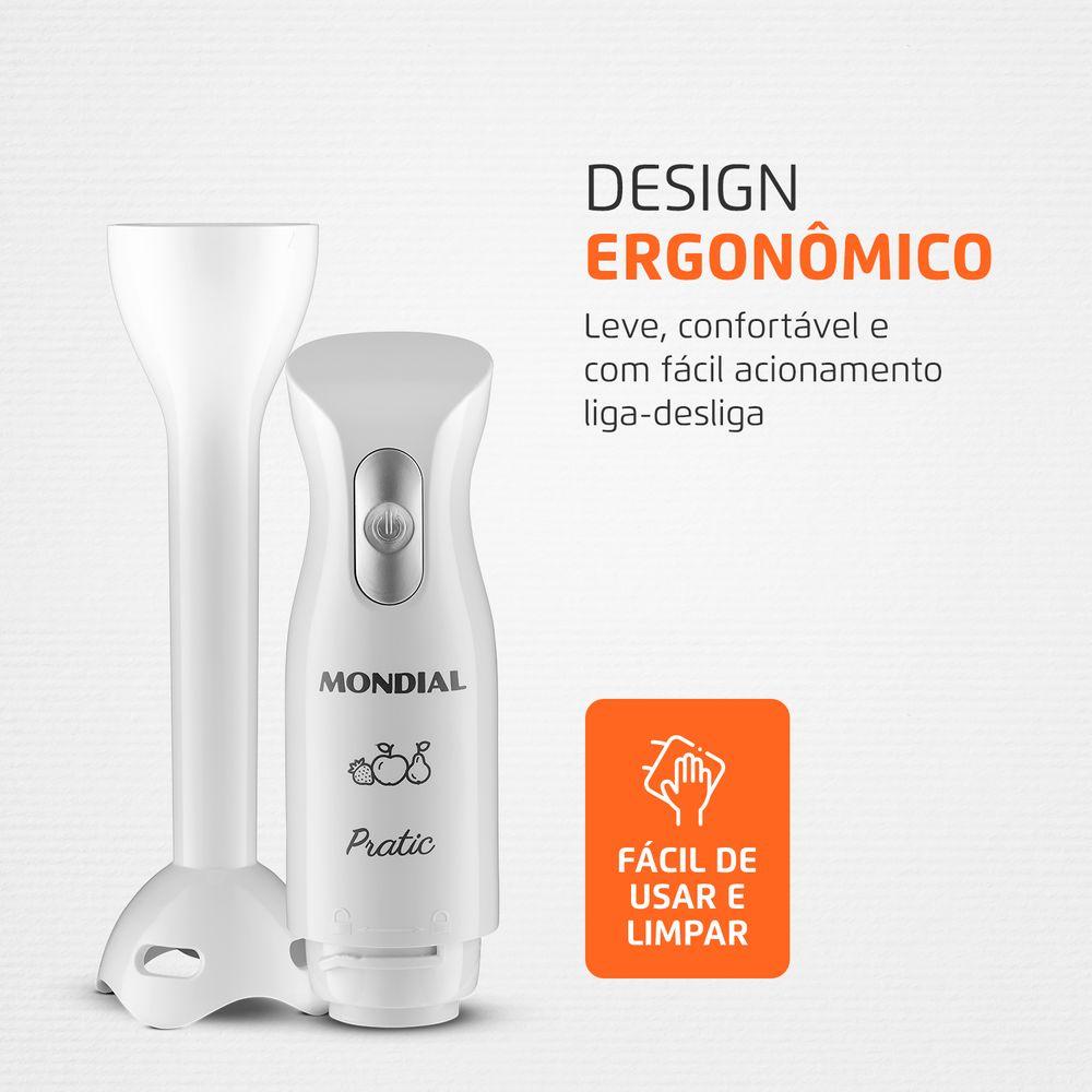 Mixer Pratic Mondial Branco 200W M-15-W - 6