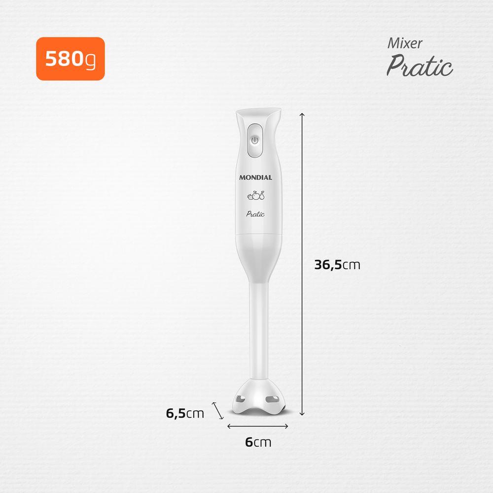 Mixer Pratic Mondial Branco 200W M-15-W - 7