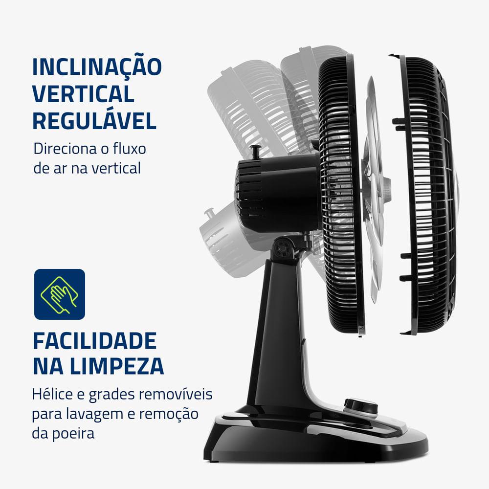 Ventilador de Mesa Mondial Turbo 8 Pás 50cm VTX-50-8P - 3