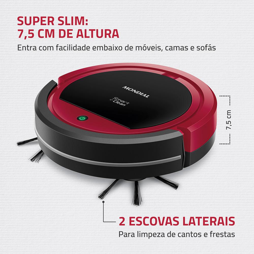 Robô Aspirador de Pó Smart Clean RB-07 - 3