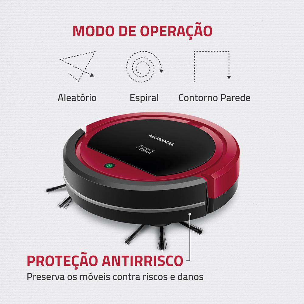 Robô Aspirador de Pó Smart Clean RB-07 - 5