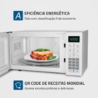 Micro-Ondas Mondial Branco 1400W MO-02-34-W - 1
