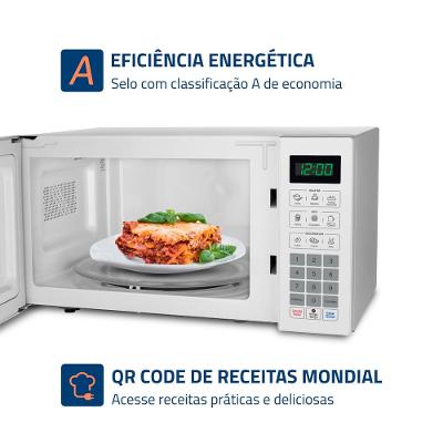 Micro-Ondas Mondial Branco 1400W MO-02-34-W