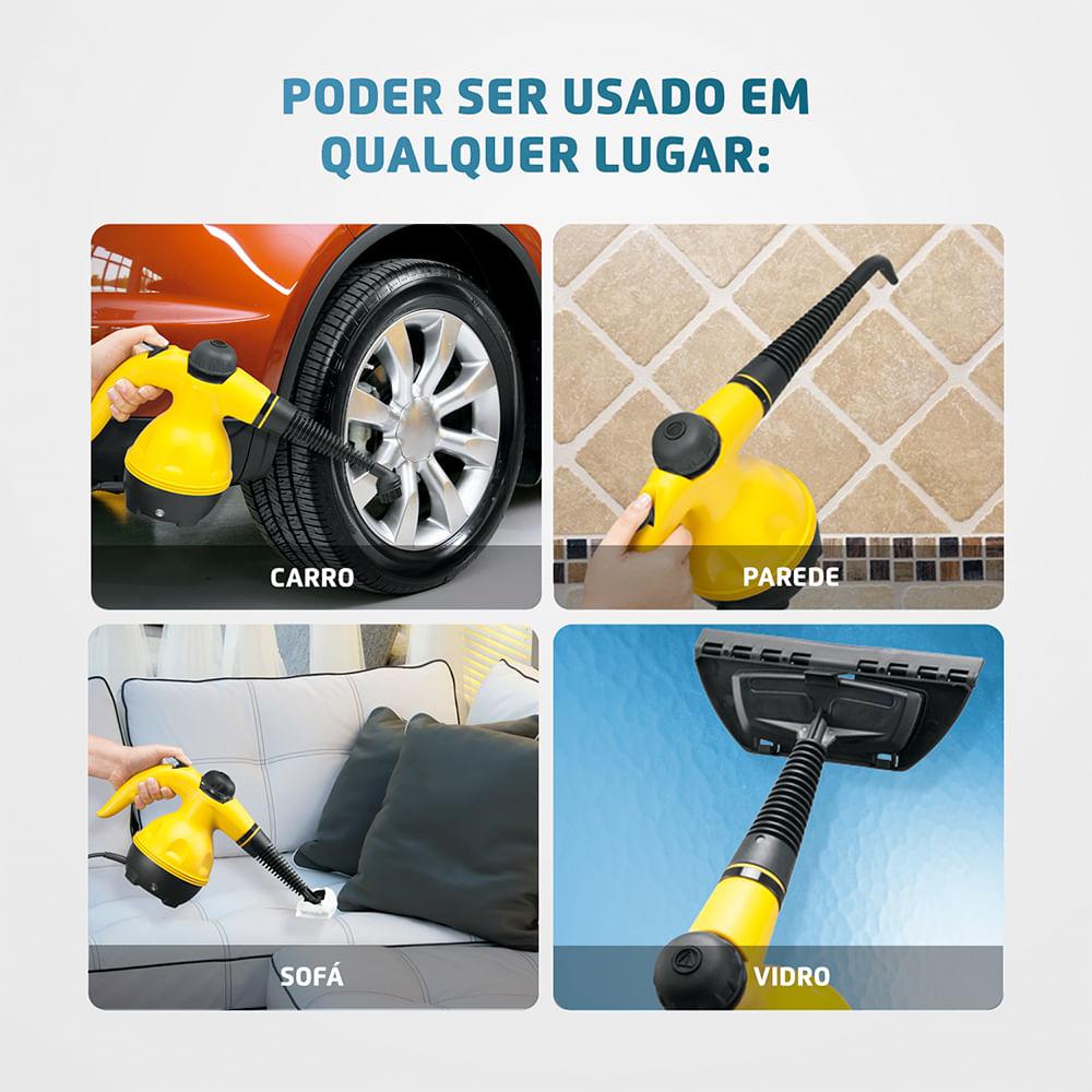 Higienizador Vapor Wash Mondial Amarelo e Preto 1000W HG-01 - 3